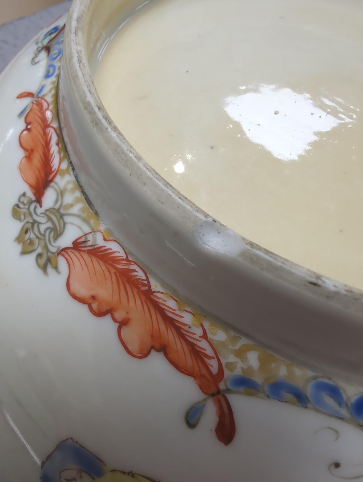 A Chinese famille rose ‘Mandarin’ bowl, Qianlong period, 26cm diameter